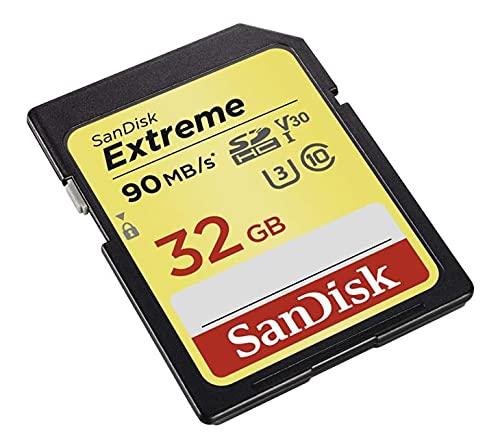 SANDISK EXTREME SDHC classe10 90mb/s 32gb SD FULL HD 3D 600X
