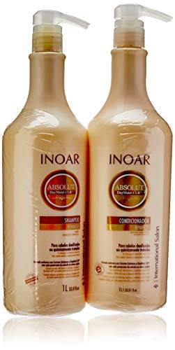 Inoar Kit Shampoo e Condicionador DayMoist Ultra Hidratante com CLR™ 1L, Inoar, pacote de 2