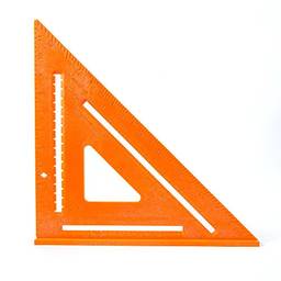 Esquadro de layout Speedlite composta Swanson Tool Co T0701, 30,5 cm, laranja, poliestireno de alto impacto