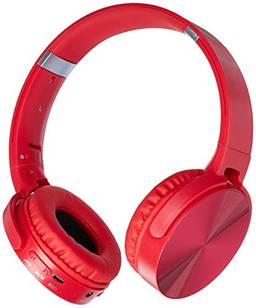 Headphone Premium Bluetooth Sd/Aux/Fm Vermelho Multilaser - PH266