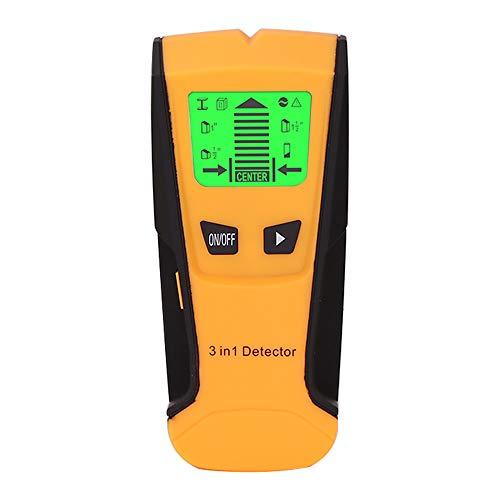 3 in1 Stud Finder Wall Detector - Electronic Stud Sensor Wall Scanner Center Finding - with Battery LCD Display for Wood Metal Studs AC Wire Detection