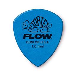 Palheta de guitarra Jim Dunlop Tortex Flow, padrão de 1,0 mm (558P1.00), pacote com 12