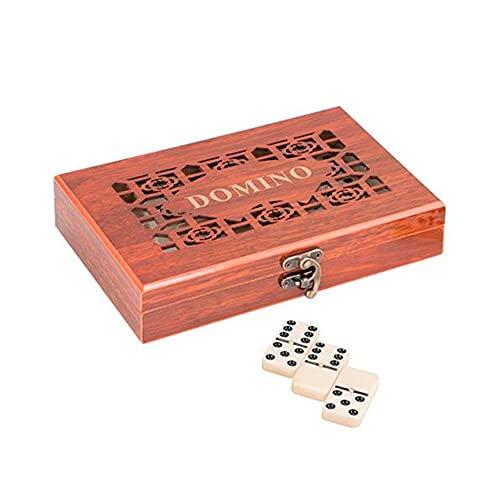 Jogo de Domino Profissional 28 peças Caixa Luxo de Madeira
