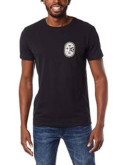 Camiseta,Vintage Brasão Elements,Osklen,masculino,Preto,G