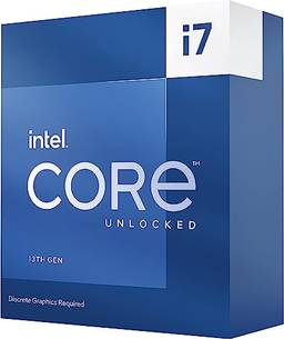 Intel Processador de desktop para jogos Core i7-13700KF 16 núcleos (8 P-cores + 8 E-cores) - desbloqueado