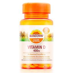 Vitamina D 400 UI, 100 Comprimidos, Sundown Naturals