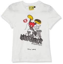Camiseta Disney: Mickey Mouse Bring On The Fun, Colcci Fun, Meninas, Branco, 10