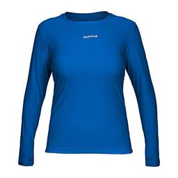 Camiseta Active Fresh Ml - Feminino Curtlo Pp Azul