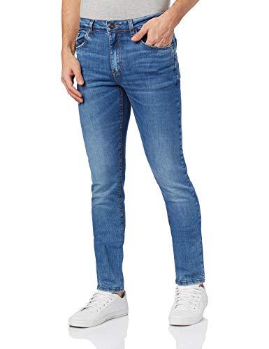 Calça Skinny flex jeans, Malwee, Masculino, Azul Escuro, 36