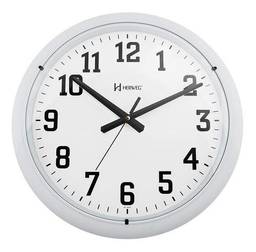 Relógio Parede Silencioso Grande Contínuo 40cm Herweg Branco