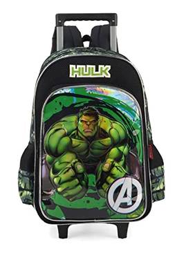 Mochila Infantil O Incrível Hulk com rodinhas