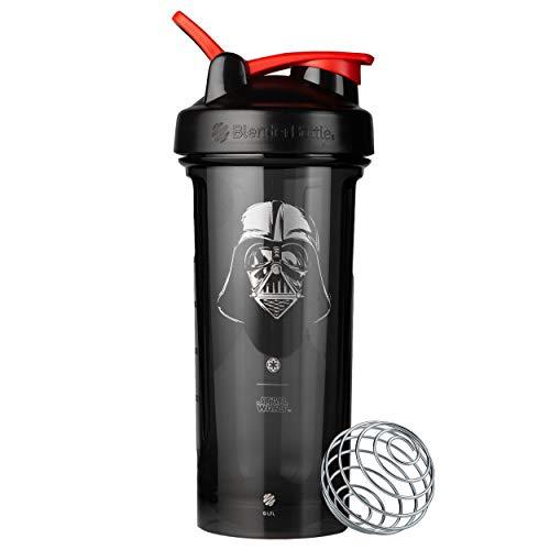 BlenderBottle Star Wars Shaker Bottle Pro Series Perfeito para Shakes de Proteína e Pré-Treino, 800 ml, Capacete Darth Vader