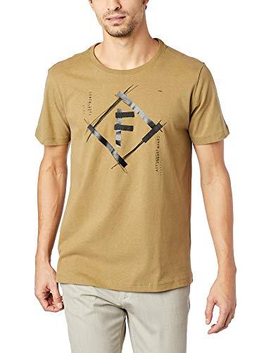 Camiseta Estampada, Forum, Masculino, Verde Corsair, P