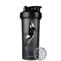BlenderBottle Ocean Animals Classic Shaker Bottle Perfeito para Shakes de Proteína e Pré-Treino, Orca de 800 ml