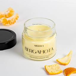 Vela Aromatica perfumada aroma de Bergamota Tangerina 145g - MINERVA CANDLES