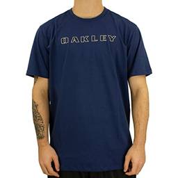 Camiseta Oakley Masculina Bark Tee, Azul Escuro, XG