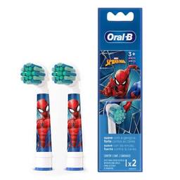 Oral-B Refis Para Escova Elétrica Spiderman Azul 2 Contagem (Pacote De 1)