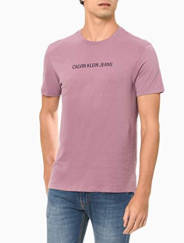 Camiseta Regular silk, Calvin Klein, Masculino, Uva, GG