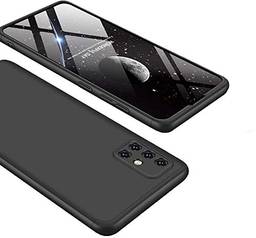 Capa Capinha Anti Impacto 360 Para Samsung Galaxy S20 Plus com Tela de 6.7 Polegadas Case Acrílica Fosca Acabamento Slim Macio - Danet (Preto)