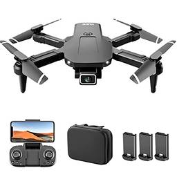 Staright S68 RC Drone com Câmera 4K Wifi FPV Dual Camera Drone Mini Brinquedo Quadcóptero Dobrável para Crianças com Controle do Sensor de Gravidade Modo sem Cabeça Gesto Foto Vídeo Função
