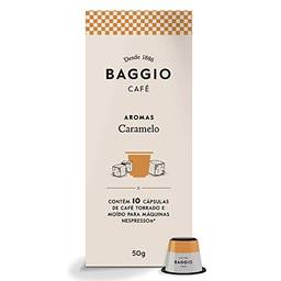 Cápsulas de Café Aroma Caramelo Baggio Café, compatível com Nespresso, contém 10 cápsulas