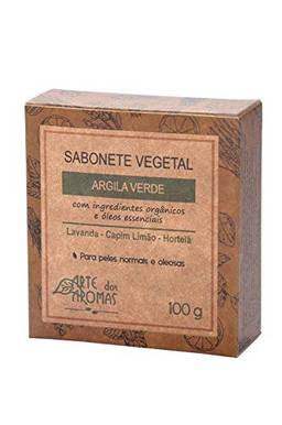 Sabonete Argila Verde Natural e Vegano Arte dos Aromas 100g