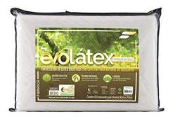 Travesseiro Evo Látex Médio 11 cm - Capa em viscose de fibra de Eucalipto - P/ fronhas 50x70 cm - Fibrasca