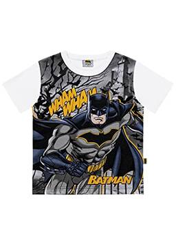 Camiseta Batman, Meninos, Fakini, Branco, 3