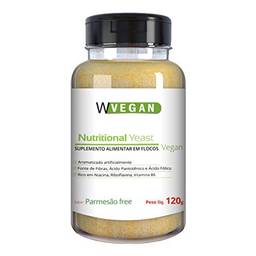 Nutritional Yeast Flocos Sabor Parmesão Free 120G W Vegan