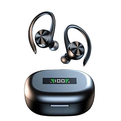 Fone de ouvido Bluetooth para redução de ruído esportivo R200 TWS Fone de ouvido Bluetooth 5.0 Fone de ouvido digital sem fio com visor LED à prova de suor