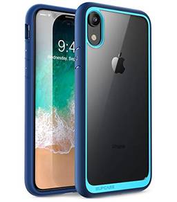 Capa Capinha Case Transparente Supcase Para Apple iPhone XR, SUPCASE UBS Capa Protetora Transparente para Apple iPhone XR 6,1 polegadas 2018 Release, Híbrida Premium (Azul)