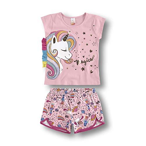 Pijama Sleepwear Marisol meninas, Rosa, 2P