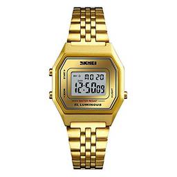 Relógio Feminino Skmei Digital 1345 - Dourado