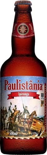 Cerveja Paulistânia, Ipiranga, Red Lager, Garrafa, 500ml 1un