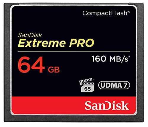 SanDisk Cartão de memória Flash compacto Extreme PRO 64GB UDMA 7 velocidades até 160MB/s - SDCFXPS-064G-X46