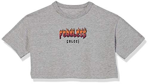 Camiseta Cropped Colcci Fun, Meninas, Mescla, 16