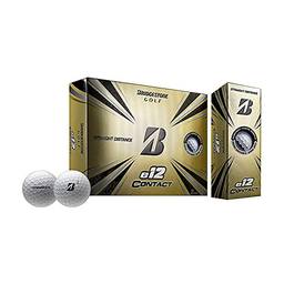 Bridgestone Golf Bolas de golfe de contato 2021 e12, brancas, modelo 2021