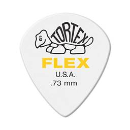 Jim Dunlop Tortex Flex Jazz III XL 0,73 mm, pacote com 12 palhetas de guitarra (466P.73)