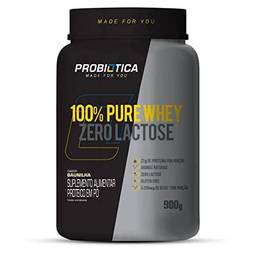 100% Pure Whey Zero Lactose - Baunilha 900g - Probiótica