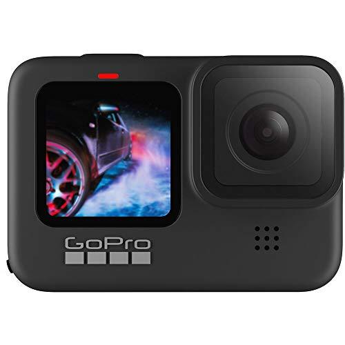 Câmera GoPro HERO9 Black à Prova D'água com LCD Frontal, Vídeo em 5K, Foto de 20 MP, Transmissão Ao Vivo em 1080p, Webcam, Hypersmooth 3.0