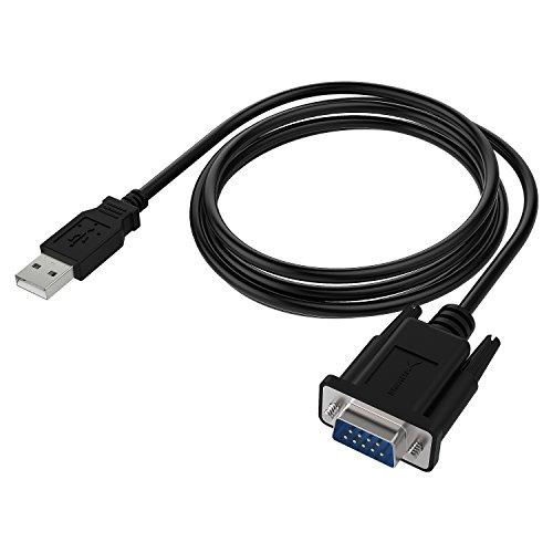 SABRENT Cabo adaptador USB 2.0 para Serial (9 pinos) DB-9 RS-232 Cabo de 1,8 m [Chipset FTDI] (CB-FTDI)