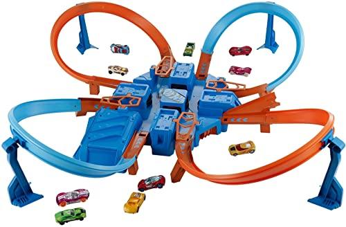 Hot Wheels Ação Conjunto de Super Batidas, Pista para Carros de Brinquedo - Exclusivo Amazon