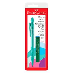Lapiseira 0.7mm, Faber-Castell, SM/07BBVA, Bubble Pastel, Verde, com Grafite