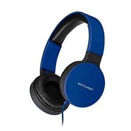 Headphone Dobrável New Fun P2 Multilaser Azul - PH272