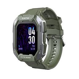 Yuwao Smartwatch robusto para esportes ao ar livre C20 1.72'' 280*320 tela de toque completo corpo resistente 5atm monitor de freqüência cardíaca à prova d'água 50 dias em espera 24 modos esportivos