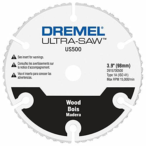 Dremel US500-01 Ultra-Saw Roda de corte de madeira de carboneto de 10 cm