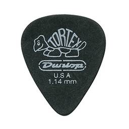 Dunlop 488R1.14 Tortex® Pitch Preto, 1,14 mm, 72/saco