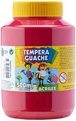 Tempera Guache, Acrilex 020500549, Magenta, 500 ml