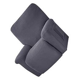 ARTIBETTER Capa de cadeira reclinável Capa de sofá elástica Protetor de sofá ajustável Cinza escuro Lavável Poltrona Proteger Casaco para sala de estar Escritório Poltrona Slipcover
