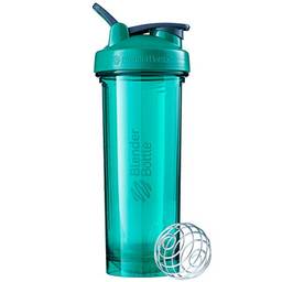 BlenderBottle Shaker Bottle Pro Series Perfeito para Shakes de Proteína e Pré-Treino, 946 ml, Verde Esmeralda